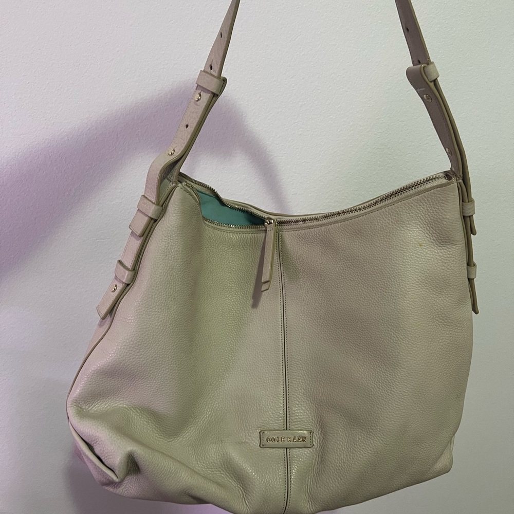 Cole Haan tan purse used